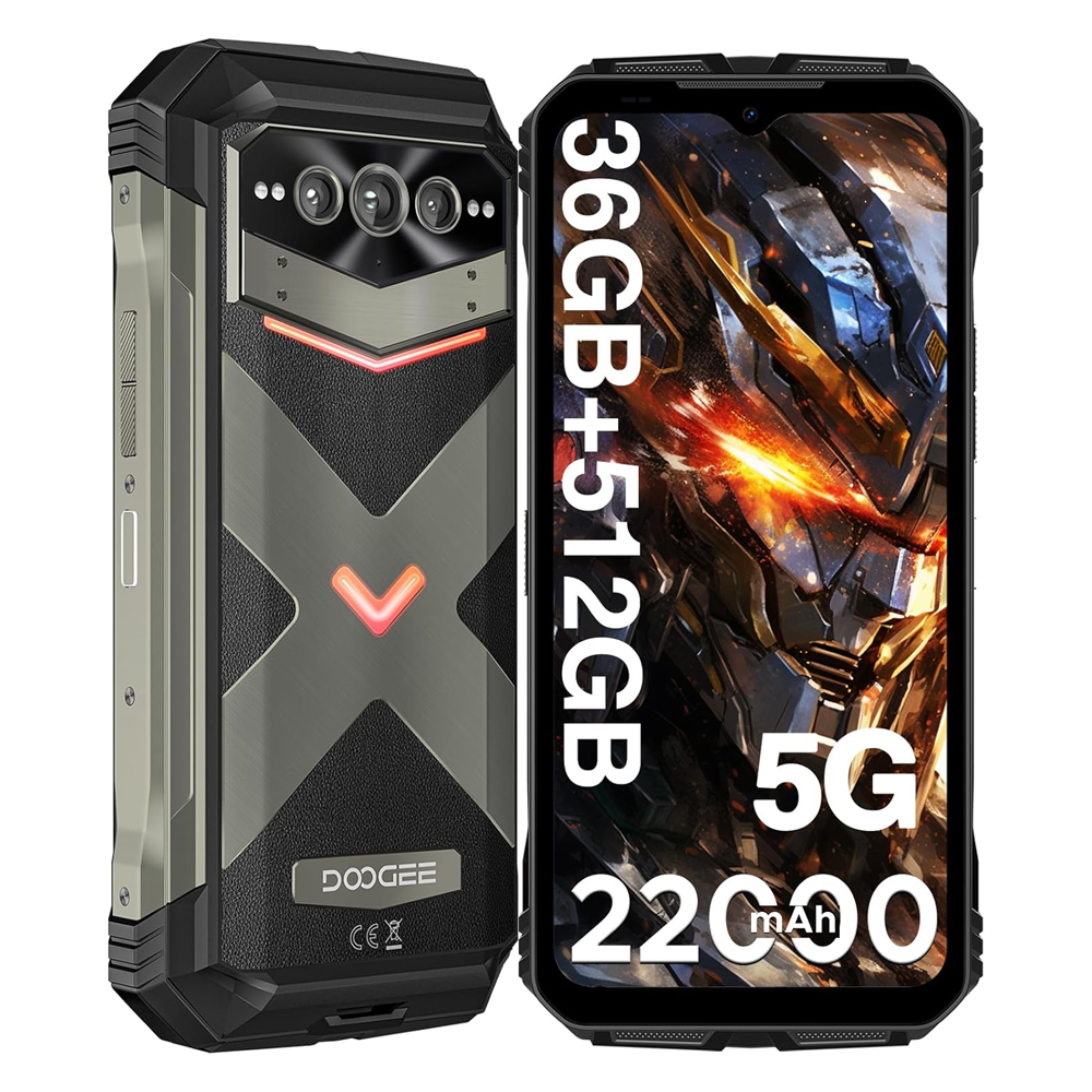 Teléfono móvil 5G - Batería de alto rendimiento de 22000mAh - 24 GB RAM + 512 GB ROM,
