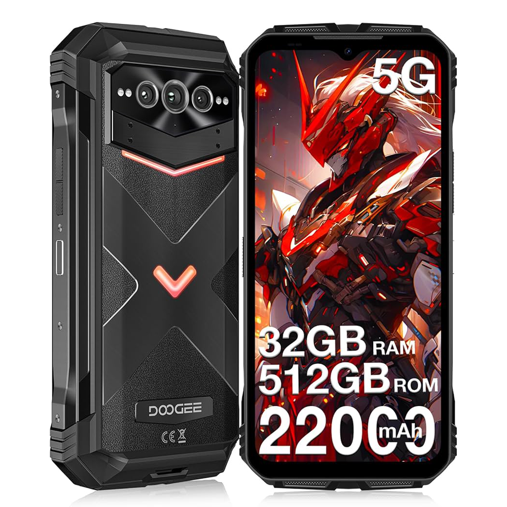 Teléfono móvil 5G - Batería de alto rendimiento de 22000mAh - 16 GB RAM + 256 GB ROM,